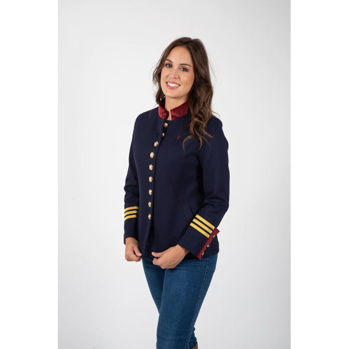 Americana Militar Azul Marino Solera