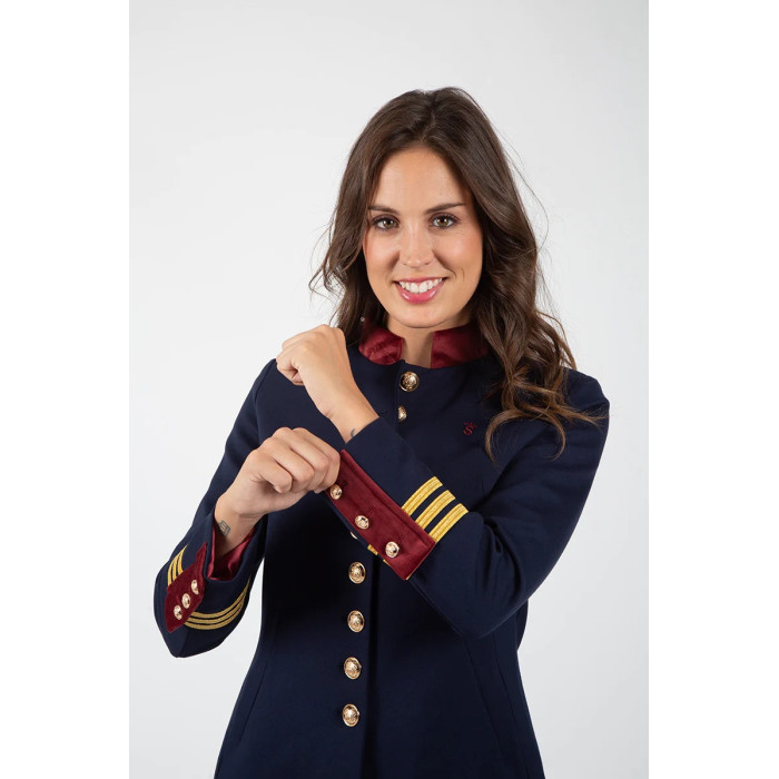 Americana Militar Azul Marino Solera