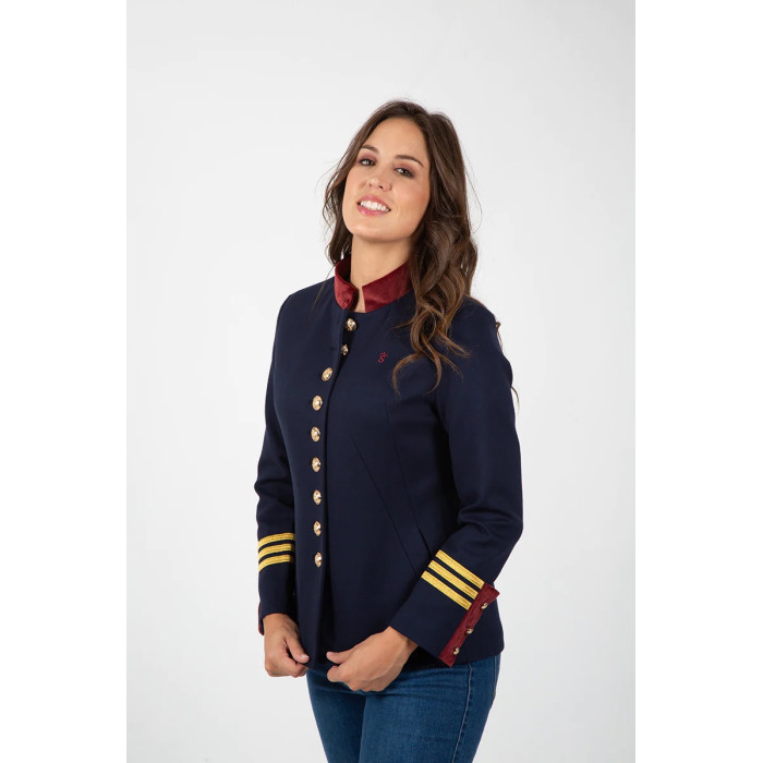 Americana Militar Azul Marino Solera